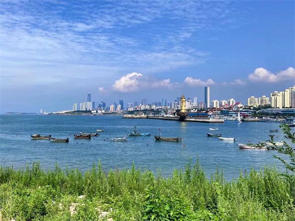 山东青岛滨海风光实拍